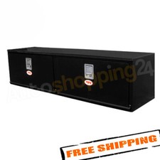 Rki H721818-2 72x18x18 Black Steel H-series Double Doors Underbody Tool Box