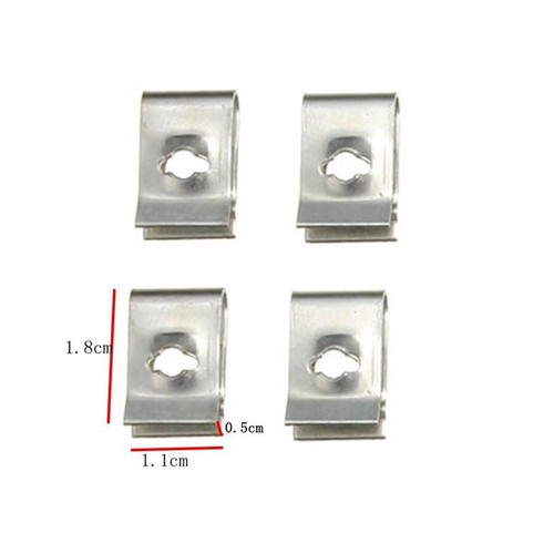 40x Car Engine Undertray Cover Clips Bottom Tray Shield Guard Screw Accessories - Picture 5 of 12