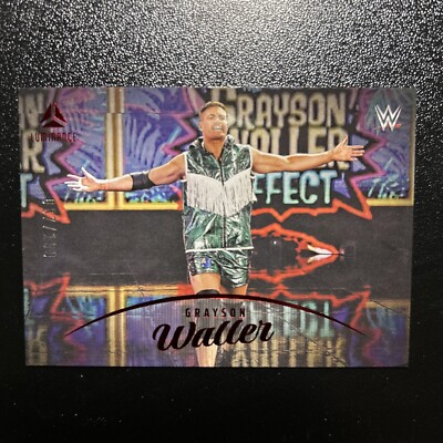 Grayson Waller 2024 Panini Chronicles WWE LUMINANCE RED PARALLEL Card  /199