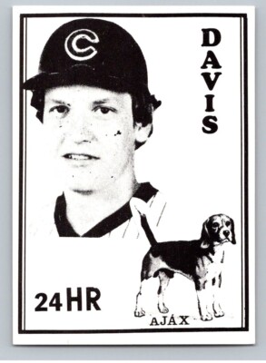 1984 Ajax Dog Food NNO Jody Davis Chicago Cubs VERY RARE