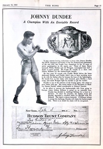 Rare Vintage Reprint of First Ever Edition of Boxing’s Ring Magazine, 15.02.1922 - Picture 7 of 12