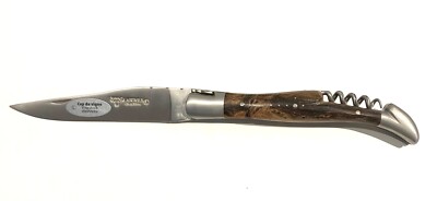 Laguiole Aubrac Original Taschenmesser Cep de vigne matt 12 cm Korkenzieher NEU