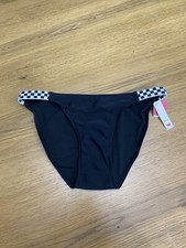 NWT Xhilaration Swim Bottom Hipster Size Medium Black/