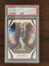 2019 Panini Prizm Luka Doncic Fireworks Silver Prizm PSA 10 Sp Mvp?