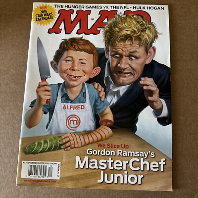 Mad Magazine #536 December 2015 Master Chef VG shipping included