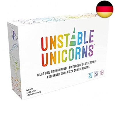 Unstable Games, Unstable Unicorns, Grundspiel, Partyspiel, Kartenspiel, 2-8