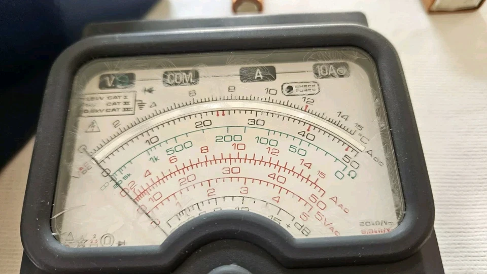 Metrix MX1 Multimeter Voltmeter Amperemeter Ohmmeter von 1996 - Bild 3 von 4