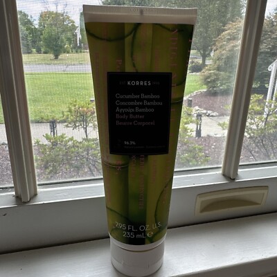 1 x Korres CUCUMBER BAMBOO Body Butter 6.76 fl oz SEALED
