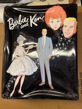 Vintage 1963 SPP Mattel Barbie Ken Black Carrying Case