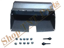 1970-1974 Dodge Challenger Plymouth Cuda Glove Box Liner With Screws & Bumpers