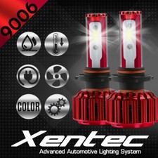 Kit phares XENTEC LED HID 9006 blanc pour GMC Savana 4500 2009-2016