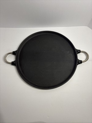 Tim Love Collection (TLC) Enameled Cast Iron Large HEAVY Flat Griddle Pan 13 