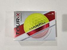 NEW Maxfli Tour X Golf Balls 12-Pack - Gloss Yellow SEE PICS