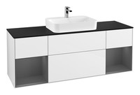 Villeroy & Boch Finion Waschbeckenunterschrank FüR Becken Mittig Regal Links...