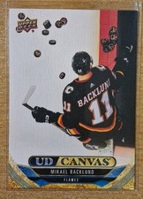 2024-25 UPPER DECK UD CANVAS MIKAEL BACKLUND #30 CALGARY FLAMES
