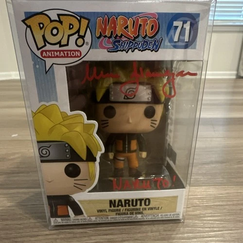 Funko Pop! Vinyl Naruto Uzumaki #71 Autographed With Protector Maile Flanagan