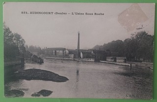CPA AUDINCOURT L'Usine Sous Roche.