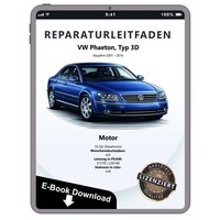 VW Phaeton 3D (01-16) 10-Zyl. 4,9L Dieselmotor TDI 313 PS Reparaturanleitung PDF