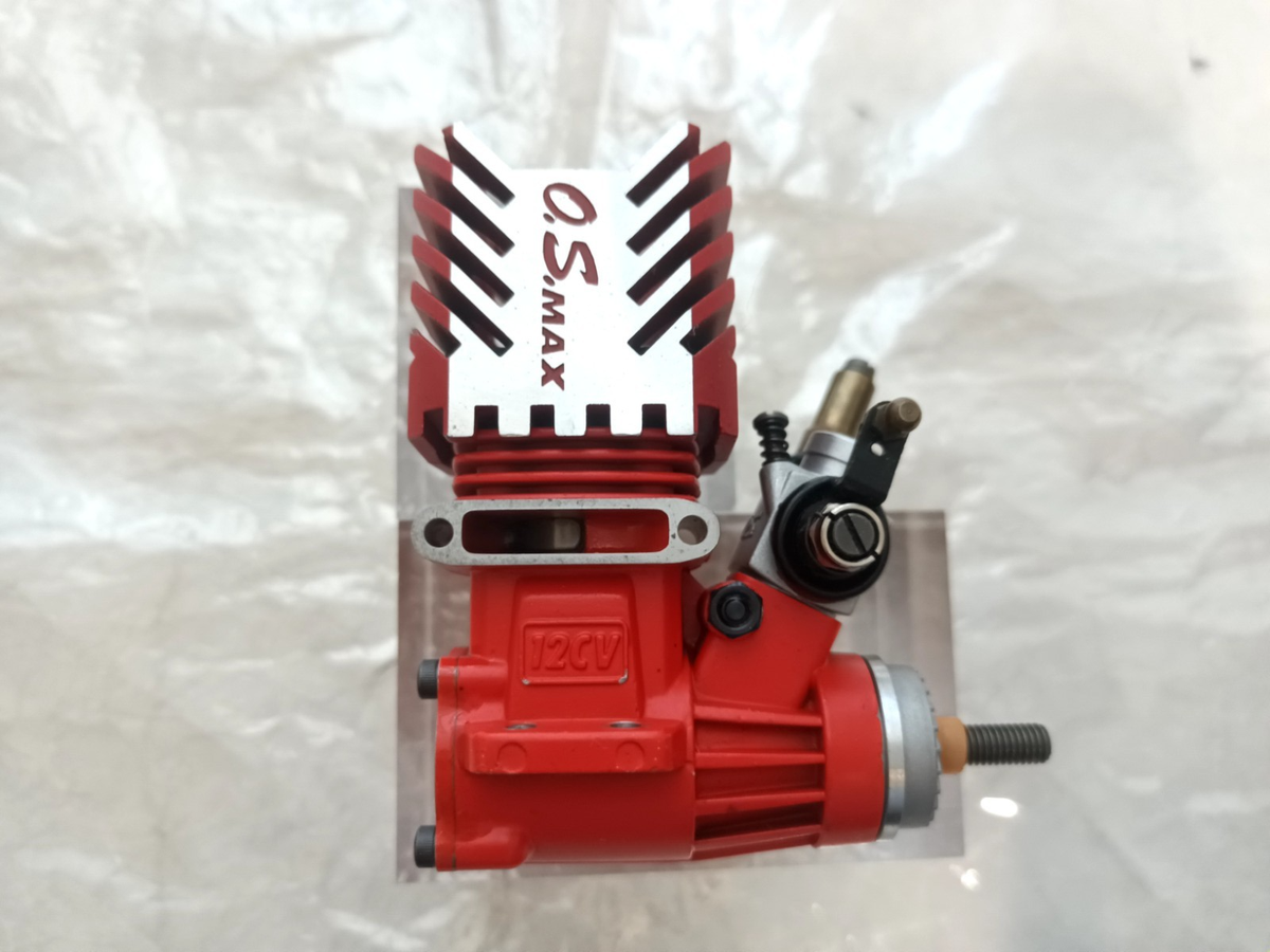 O.S. MAX 12CV Engine OS Radio Control Used Item Red | eBay