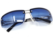 Vince Camuto Men VM611 Rimless Wrap Sunglasses