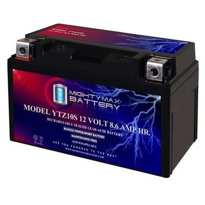 Mighty Max YTZ10S 12V 8.6AH Battery Replacement for Yamaha 250 Morphous 2008