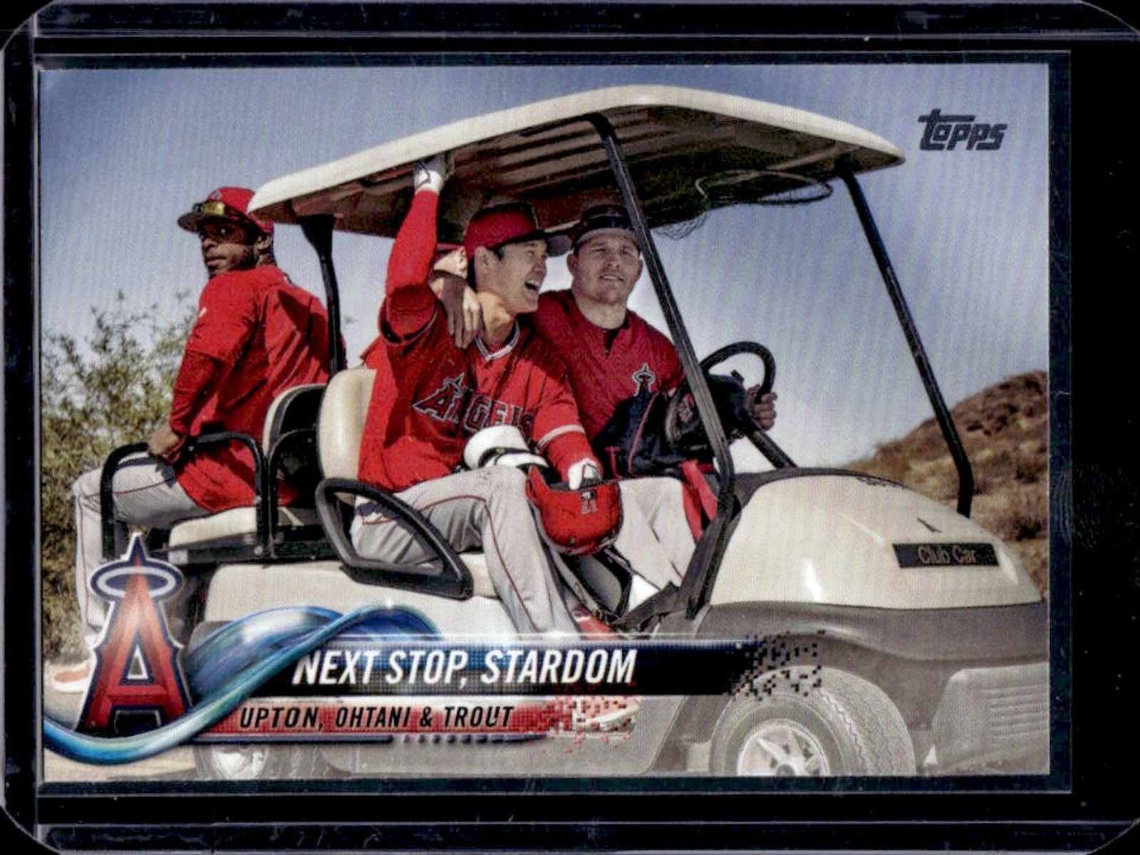 2018 Topps Update Next Stop Stardom Upton Shohei Ohtani RC Mike Trout #US158