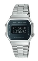 Casio Armbanduhr A168WEM-1EF Digital Casio Collection Vintage Retro Metallband