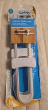 Safety 1st Cabinet Slide Lock 3 in a Pack Baby Toddler Child Home Safety New