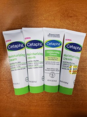 4 Pack: Cetaphil Moisturizing Cream for Dry Sensitive Skin 3oz. ea. (7533) R7P4a