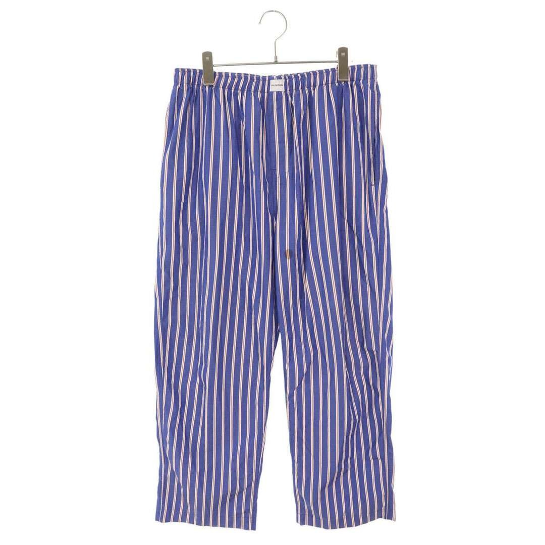 Balenciaga 583438 TJM21 Striped Poplin Long Pants Men's 46 Used 9b935ff139169bf8 thumbnail 2
