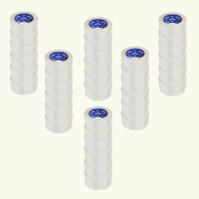 Clear Carton Sealing Whisper Packing Tape 1.88 Inch x 110 Yards 2 Mil 36 Rolls