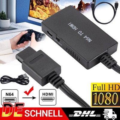 N64 To HDMI Converter Adapter HD Kabel für Nintendo 64 Gamecube Super NES SNES