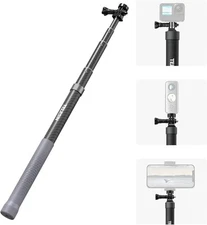 TELESIN [3rd Generation] Invisible Selfie Stick for Insta360, Ultra-Lightw [NEW]