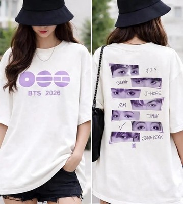 BTS World Tour 2026 Concert Kpop Bangtan Fan Gifts T-Shirt | eBay