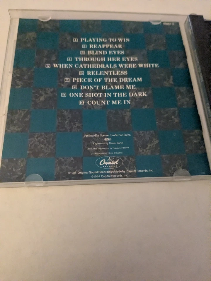 Playing to Win-LRB (CD, 1984 Capitol Records) - Image 4 of 4