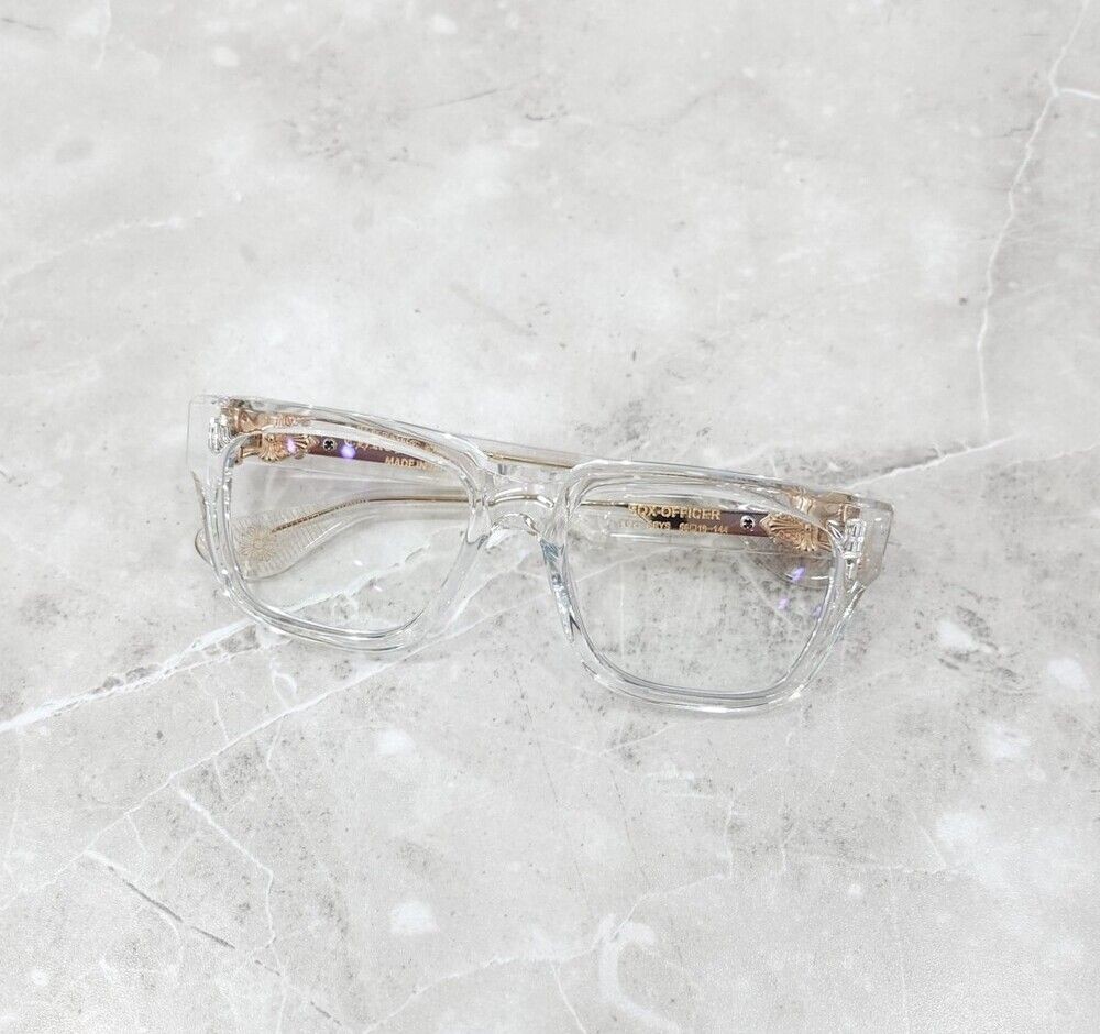 Chrome Hearts Transparent Box Officer Clear Glasses 152226915 thumbnail 8