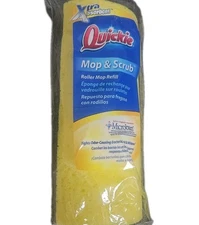 Quickie Roller Mop Refill with Microban Absorbent Mop and Scrub Cleaning, Type M