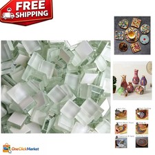 High-Quality Assorted Glass Mosaic Tiles - 100 Piece Set for Creative Crafts