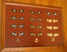 H37) 1. Republik Eisenbahn Distinktionen, Dienstgrade 30er Jahre für Museum etc.