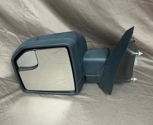OEM, SIDE MIRROR ASSEMBLY, 3-PIN, LH DRIVER, 2015-2018 FORD F150, NO CRACKS