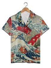 Red Gyarados Pokemon Hawaiian Shirts Summer Holiday Gift