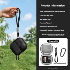 For DJI Nano Action Camera Storage Bag Hard-Shell Protective Case Mini Bag