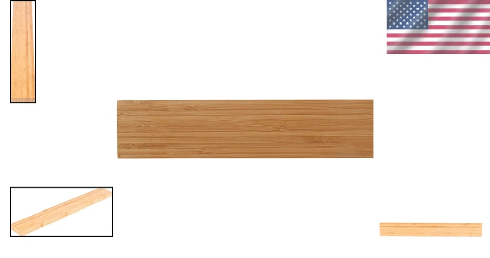 12-Inch Bamboo Magnetic Bar - Efficient Knife Storage Solution for Kitchens - Image 2 of 4