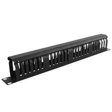1U Cable Management Horizontal Mount 19 Inch Server Rack ,24 Slot Metal7847