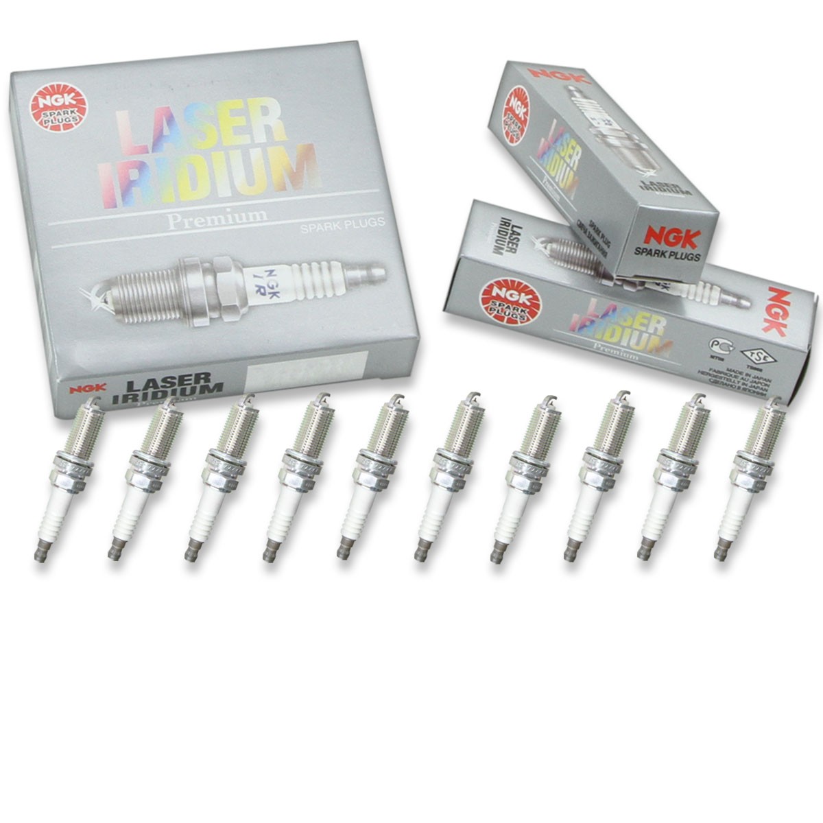 10 pc NGK 1637 ILFR5B11 Laser Iridium Spark Plugs for PKH16TT IKH16TT jb