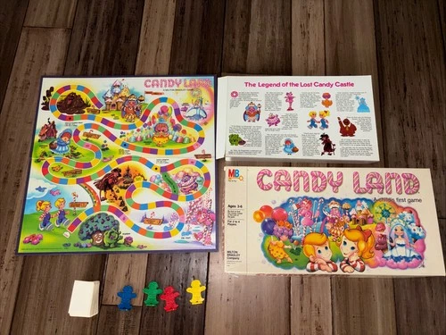 Vintage 1984 Candy Land Board Game Milton Bradley A Child’s First Game