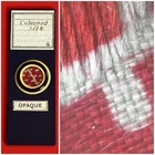 Antique Opaque Microscope Slide. Coloured Silk.