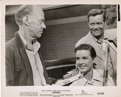 Jean Peters Max Showalter Niagra 8x10 original photo #V9493
