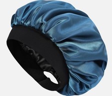 Satin silk sleep bonnet for women, ideal hair cap for protecting curly hair