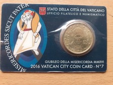Vatikan 2016 Coincard N. 7 Pontifikat  von Papst Franziskus